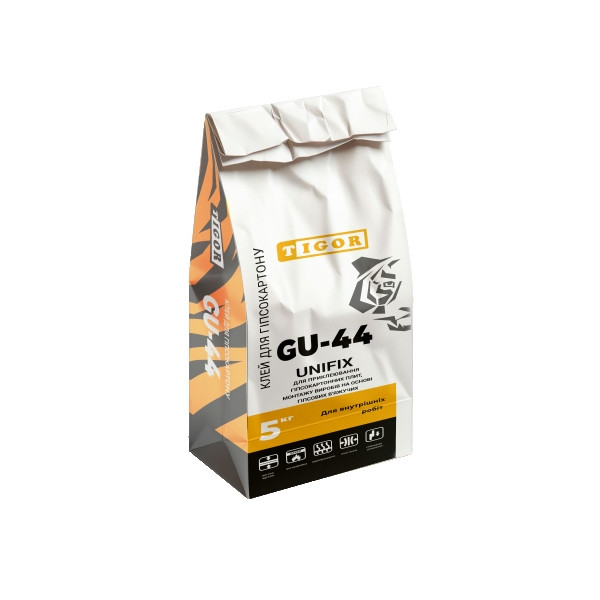 Клей для гипсокартона TIGOR UNIFIX GU-44 (5кг)