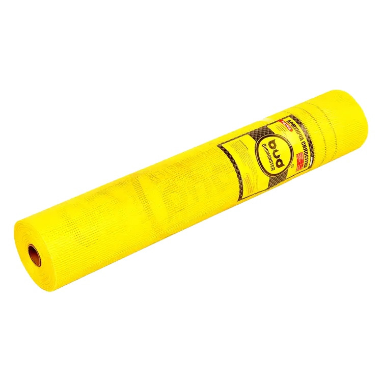 Сітка скловолокна 160г/м BudMonster Super жовта 5x5мм