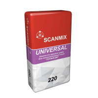 Клей для пінополістиролу Scanmix Universal Теплий будинок 220 (25 кг)