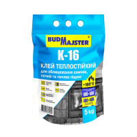 Клей для камінів та печей Будмайстер К-16 (5кг)