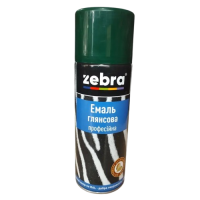 Эмаль аэрозольная Zebra 982 RAL6005 Темно-зеленый (400 мл)
