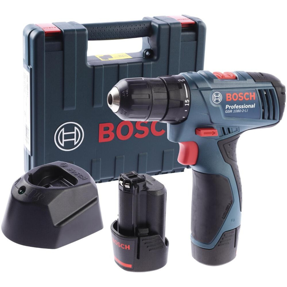 Акумуляторний дриль-шурупокрут Bosch GSR 1080-2-LI