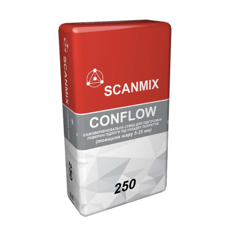 Самовыравнивающаяся смесь для пола Scanmix Conflow 250 (25 кг)