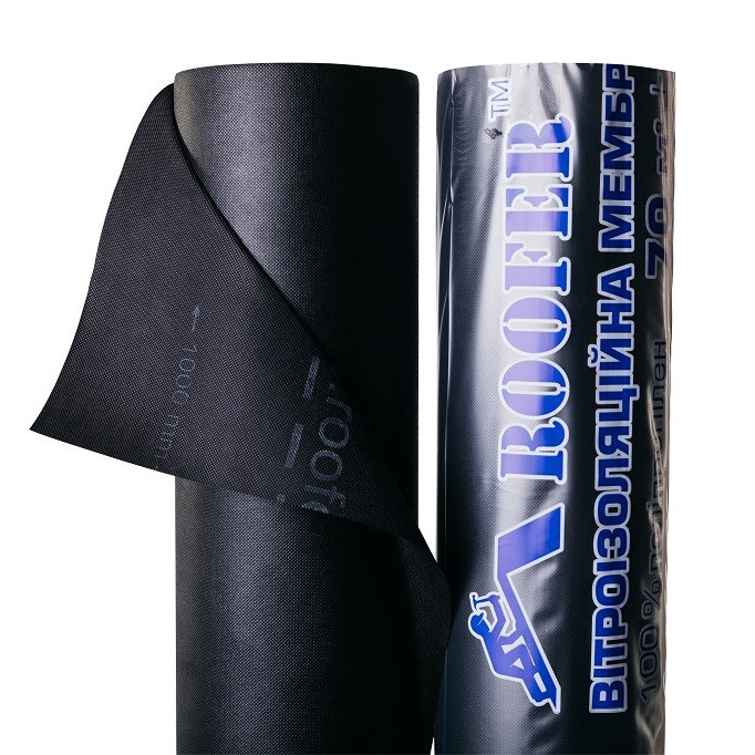 Вітроізоляційна мембрана Roofer W70