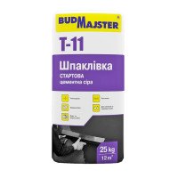 Шпаклівка стартова цементна Будмайстер Т-11 сіра (25 кг)