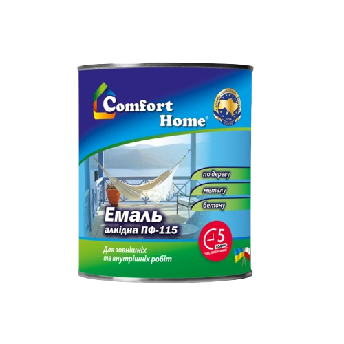 Эмаль алкидная "Comfort" ПФ-115 желтая (0,9 кг)