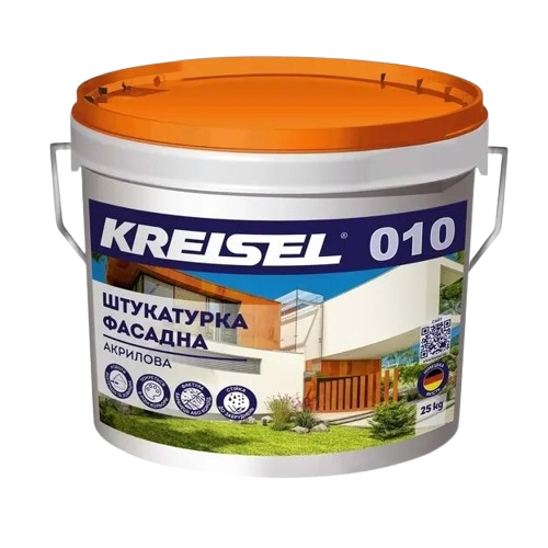 Штукатурка акрилова фасадна Kreisel Akrytynk 010 "Баранець" 1,5 мм (25кг)