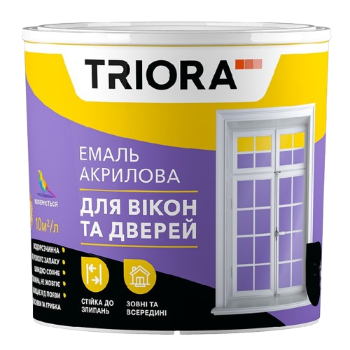 Эмаль акриловая для окон и дверей "TRIORA" (0,75 л)