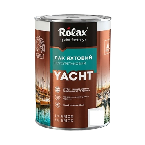 Лак яхтный полиуретоновый Rolax глянец (2,5 л)